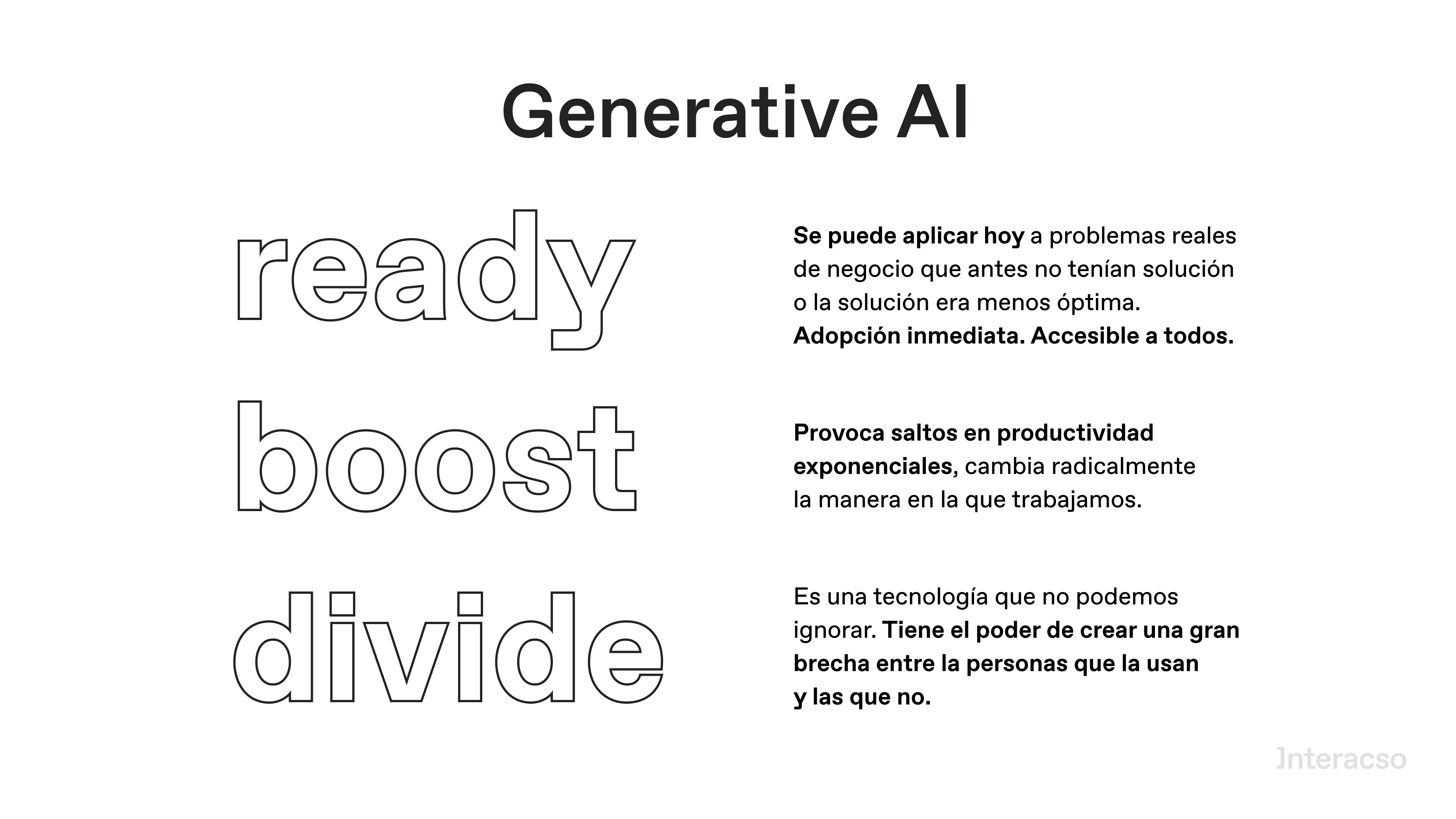 IA generativa, como aplicarla